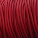 Câble rond 2X0,75 mm² avec gaine en silicone de couleur rouge