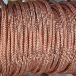 Câble rond 2X0,75 mm² avec gaine métallique cuivrée