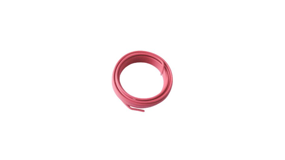 Câble rond 2X0,75 mm² avec gaine en silicone de couleur rose