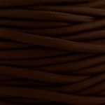 Câble PVC côte à côte recouvert d'une gaine de tissu marron en soie – Vendu au mètre