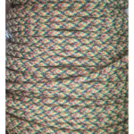 Câble textile rond 2x0,75 mm² multicolore - Vendu au mètre