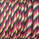 Câble textile rond 2x0,75 mm² "Belgique" - Vendu au mètre