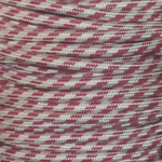 Câble textile rond 2x0,75 mm² Rouge & Blanc - Vendu au mètre