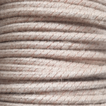 Câble textile rond 2x0,75 mm² en jute avec bandes cuivrées - Vendu au mètre