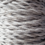 Câble textile torsadé 2x0,50 mm² lin - Vendu au mètre