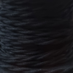 Câble textile torsadé 2x0,75 mm² ou 3x0,75 mm² noir mat - Vendu au mètre